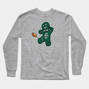 New York Jets Gingerbread Man Long Sleeve T-Shirt